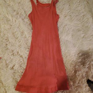 Pink extra long cami